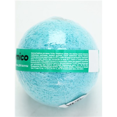 Бомбочка для ванны, 120 г, аромат свежий лайм, PICO MICO