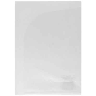 Папка-уголок 2-х уровневая 150мкр прозрачная PU7215 inФОРМАТ