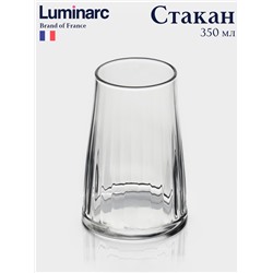 Стакан Luminarc BUCOLIQUE, 350 мл, стекло, прозрачный