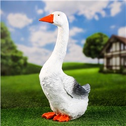 Садовая фигура из полистоуна «Гусь», h=47 см