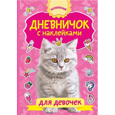 АСТ Дмитриева В.Г. "Дневничок с наклейками для девочки"