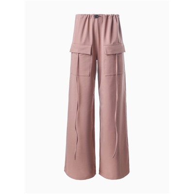 Брюки женские карго MINAKU: Casual Collection, бежевые, размер 48