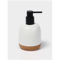 Набор для ванной SAVANNA «Пробка», 3 предмета, дозатор для мыла, стакан, мыльница