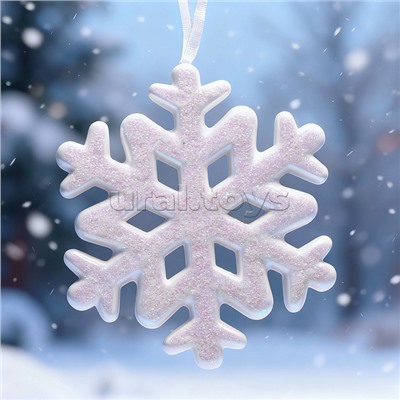 Набор новогодних украшений "Снежный карнавал" (4шт х 10см)