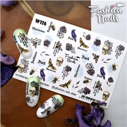 Fashion Nails, Слайдер-дизайн W126