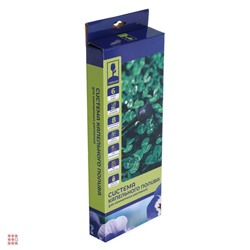 Система капельного полива (емкость 10л, шланг 6м, распылитель 8шт), PP, PVC