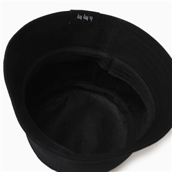 Панама детская «Классика» MINAKU, чёрная, размер 52 (3-5 лет)