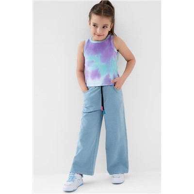 Брюки трикотажные для девочек PLAYTODAY, 1243858