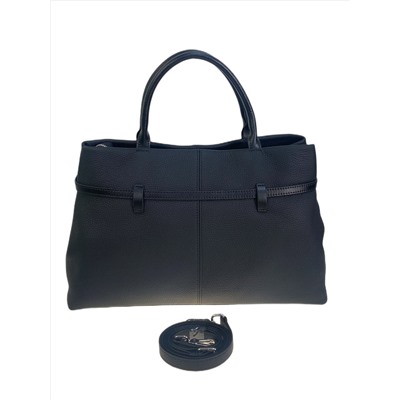 Женская сумка из натуральной кожи, цвет черный