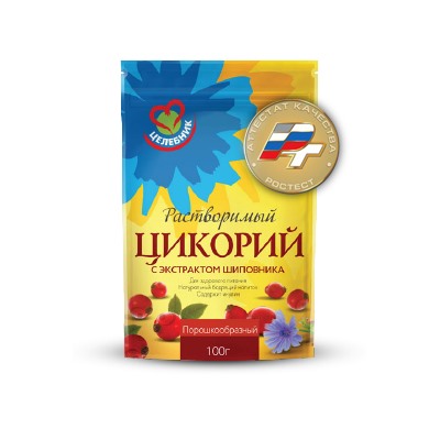 Целебник. Цикорий Шиповник 85 гр. мягкая упаковка