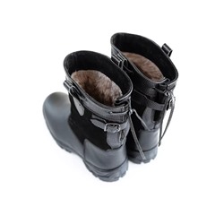 Сапоги мужские Барс, черные, на литой подошве