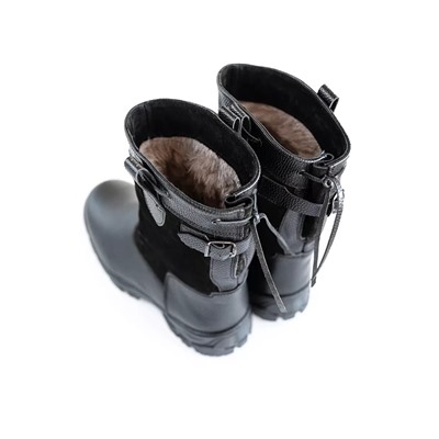 Сапоги мужские Барс, черные, на литой подошве