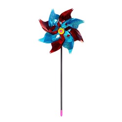 Ветерок - штекер «Вертушка Цветик», садовая, 30 см, набор 3 шт., МИКС