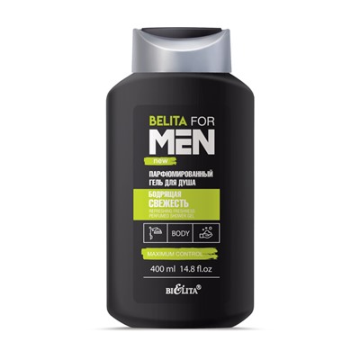 For Men Гель для душа Парфюмированный Бодрящая свежесть 400мл