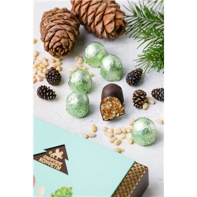 Кедровая комета с сосновой шишкой / 120 г / ТМ Сибирские конфеты