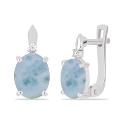 Серьги, ларимар, Баллада