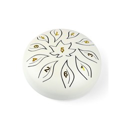 Глюкофон, цветок белый, 11 лепестков, 18×18×11 см