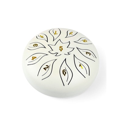 Глюкофон, цветок белый, 11 лепестков, 18×18×11 см