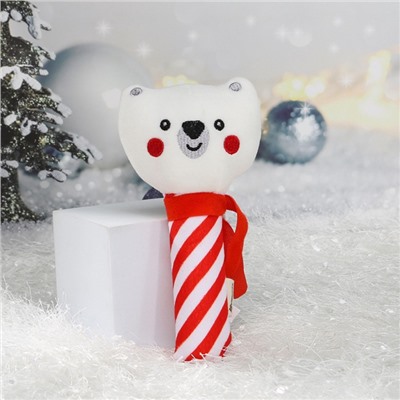 Игрушка - пищалка «Новогодний мишка», Крошка Я