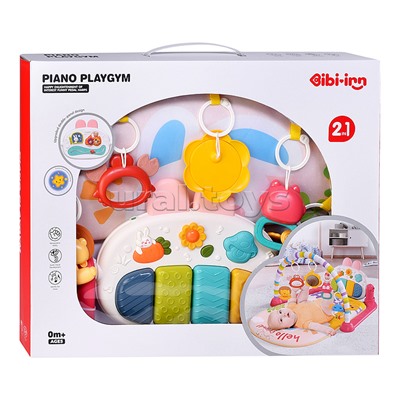 Коврик развивающий "Веселый малыш" в коробке