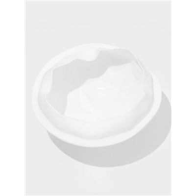 Форма для муссовых десертов и выпечки KONFINETTA «Кристалл», силикон, 19×9.8 см, белая