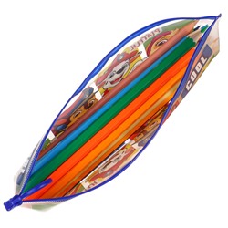 Пенал мягкий, 1 отделение, 100×210 мм, ПВХ, «Щенячий патруль»