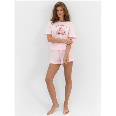 КОМПЛЕКТ ЖЕНСКИЙ (ФУТБОЛКА, ШОРТЫ) 592536