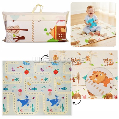 Коврик развивающий "В лесу и в океане" (180*200*0.8cm)