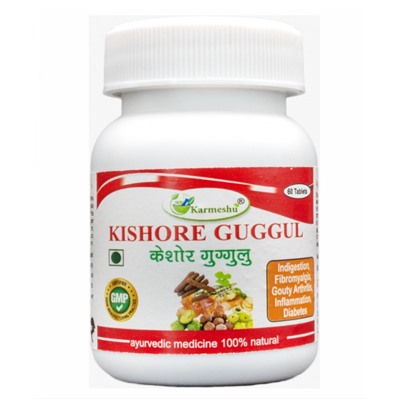 Karmeshu Кайшоре Кармешу Kaishore guggul  60 таб по 500 мг.