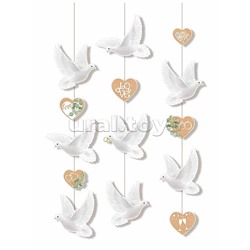 Набор оформительский "Свадебные голуби"