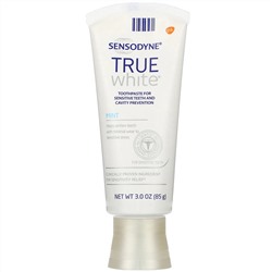 Sensodyne, True White Toothpaste, Mint, 3.0 oz (85 g)