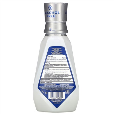 Crest, Pro Health Advanced, Extra Whitening Mouthwash + Fluoride, Alcohol Free, 16 fl oz (473 ml)