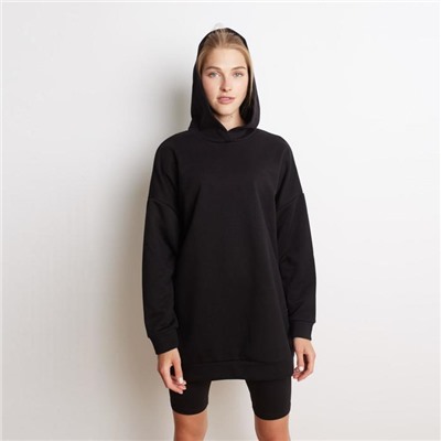 Худи женское MINAKU: Casual Collection цвет чёрный, р-р 50-52