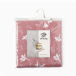 Простыня вафельная для бани «Этель. Лилия», 150×180 см, хлопок 100%, розовое