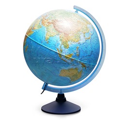 Интерактивный глобус Земли физико-политический 320мм с подсветкой от сети. Очки виртуальной реальности (VR) в комплекте