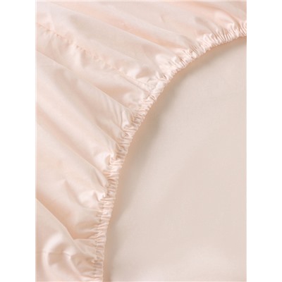 Простыня на резинке 1.5-спальная «Этель» Pearl, 140×200+30 см, перкаль