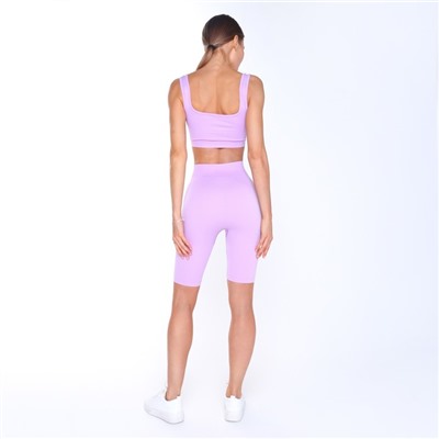 Велосипедки женские, лиловые, размер 42 (S)