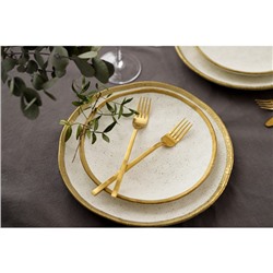 Тарелка пирожковая Magistro Poursephona, d=18.5 см, фарфор, белая