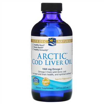 Nordic Naturals, жир печени арктической трески, 237 мл (8 жидк. унций)