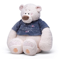 Медведь Тато, в графитовой майке, 37см