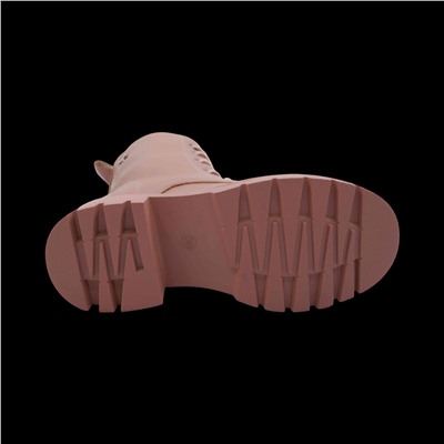 Ботинки на меху 14-10F розовые