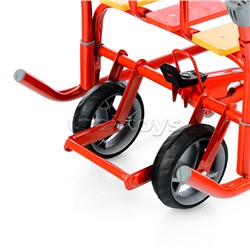 Игрушка. Санки детские "Ветерок 7 универсал+" (алый)