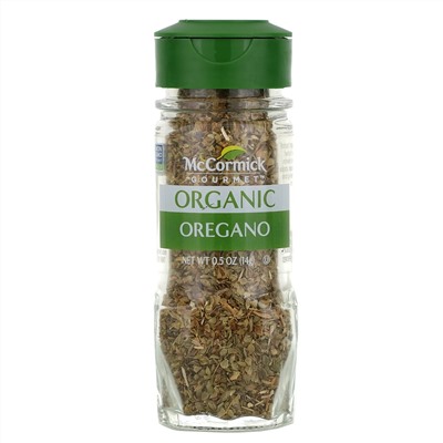 McCormick Gourmet, Organic, Oregano, 0.5 oz (14 g)