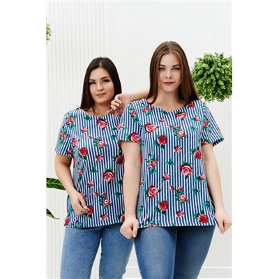 Футболка 9066 (Розы)