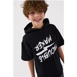 Джемпер трикотажный для мальчиков (футболка с капюшоном) PLAYTODAY, 1241077
