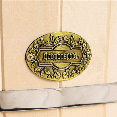 Шайка - таз для бани и сауны, 3 л, нержавеющая вставка, «Добропаровъ»