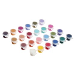 Краска акриловая, набор 24 цвета × 3 мл, Calligrata, морозостойкие, в пакете