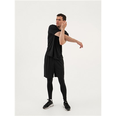 Футболка мужская Resport, бифлекс, размер L (50), чёрная