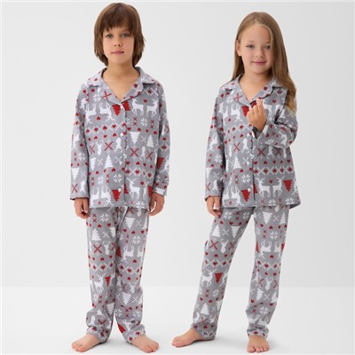 Пижама детская KAFTAN «Скандинавия» размер 36 (134-140 см)