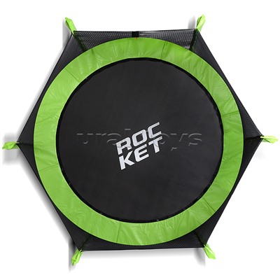 Батут ROCKET, d=183, внешняя сетка высотой 150 см., общая высота 207 см, зеленый